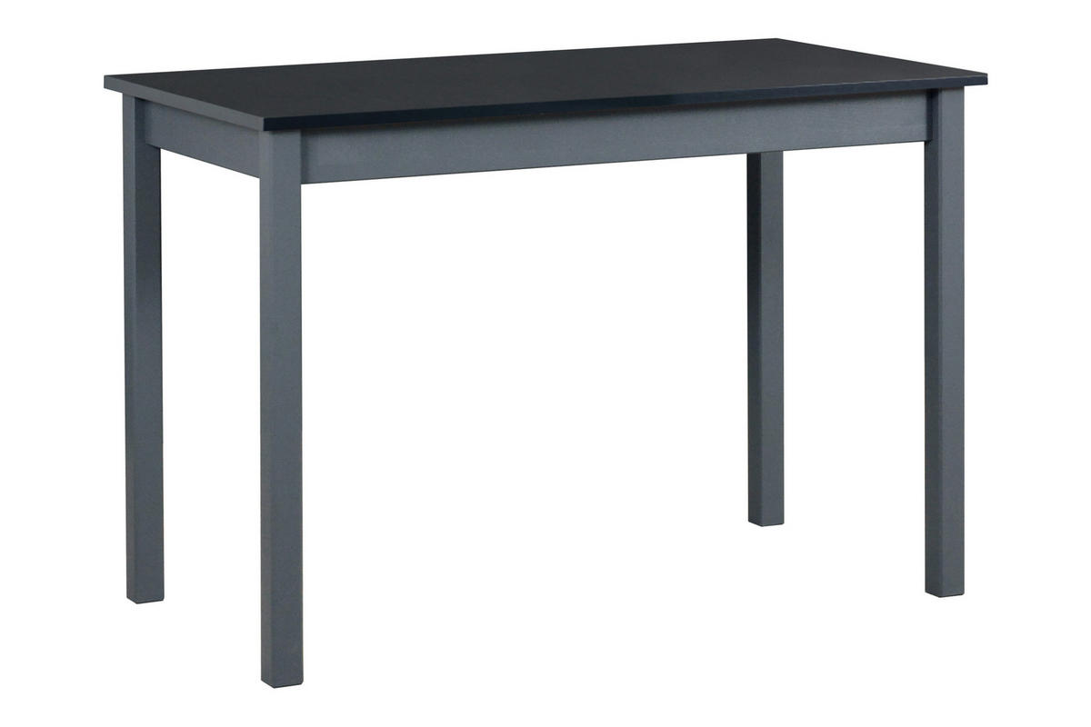 TISCH Max II Schwarz, Esstisch mit Graphit Beine - Schwarz/Graphitfarben, Holz/Holzwerkstoff (110/60/76cm) - Bettso