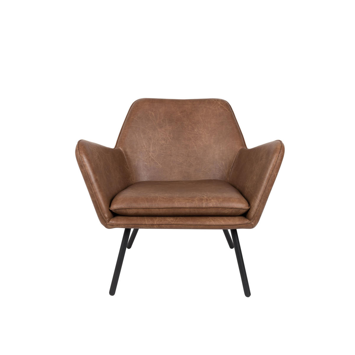 SESSEL Bon Braun - Braun, Textil (80/78/76cm) - Housecraft Living