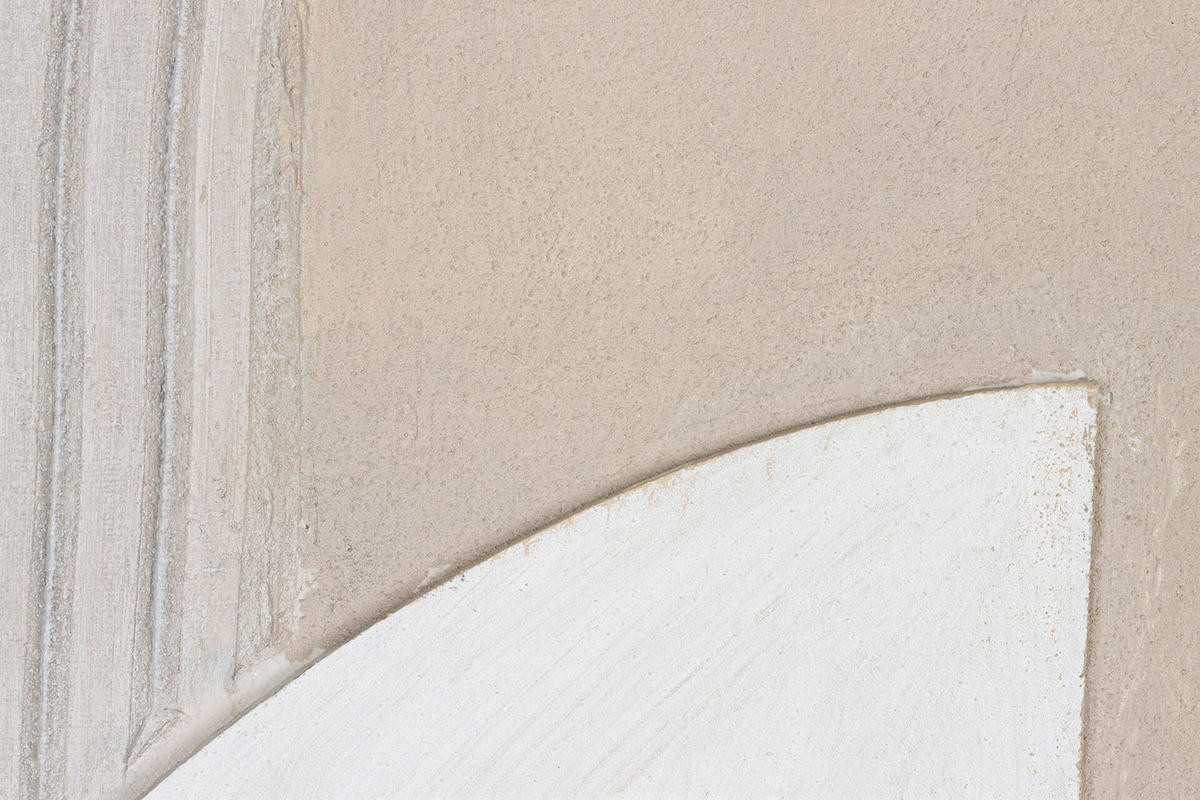 ACRYLBILD HANDGEMALT 75/100 cm - Beige/Weiß, Holz/Textil (1.4/100cm) - KUNSTLOFT