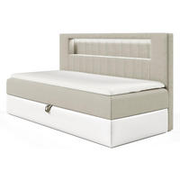 KINDERBETT GARETH 2 - Beige/Weiß, Holzwerkstoff (101/201cm) - Meblini