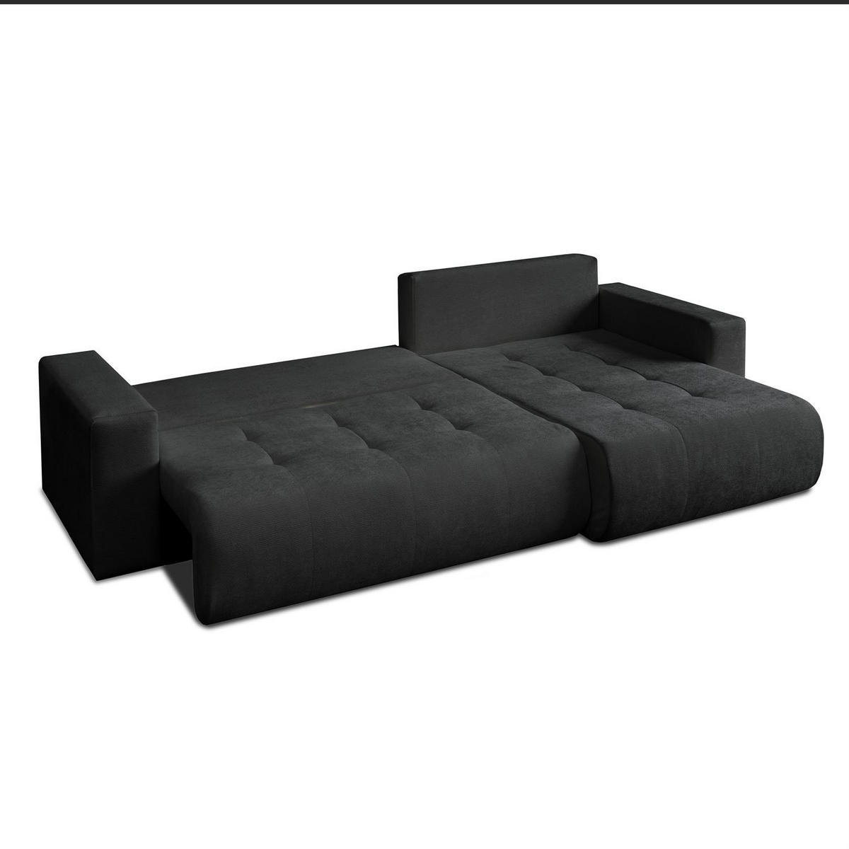 ECKSOFA CLOUD II XL mit Schlaffunktion Vibe 98 - Grau, Textil (280/152cm) - Lookway