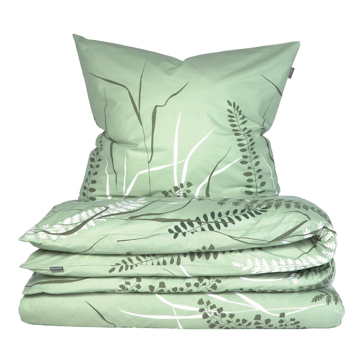 BETTWÄSCHESET Annic - Renforcé - 2-teilig - 155 x 220 cm - Grün - Grün, Textil (155/220cm) - SCHIESSER