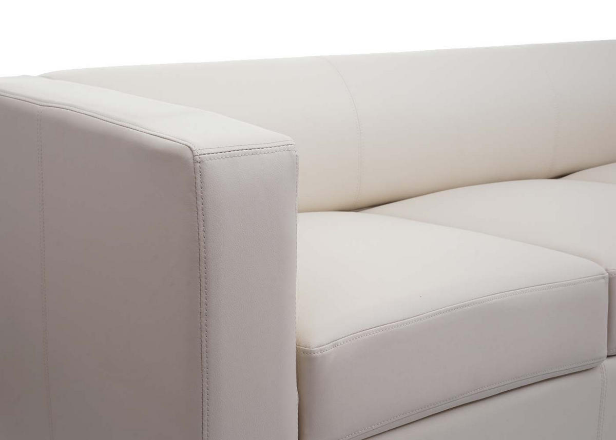 3ER SOFA Beige - Beige/Creme, Textil (191/70/75cm) - MCW