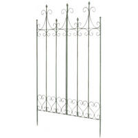 RANKGITTER Metall Antik-Grün - Grün, Metall (100/150/2cm) - CLP