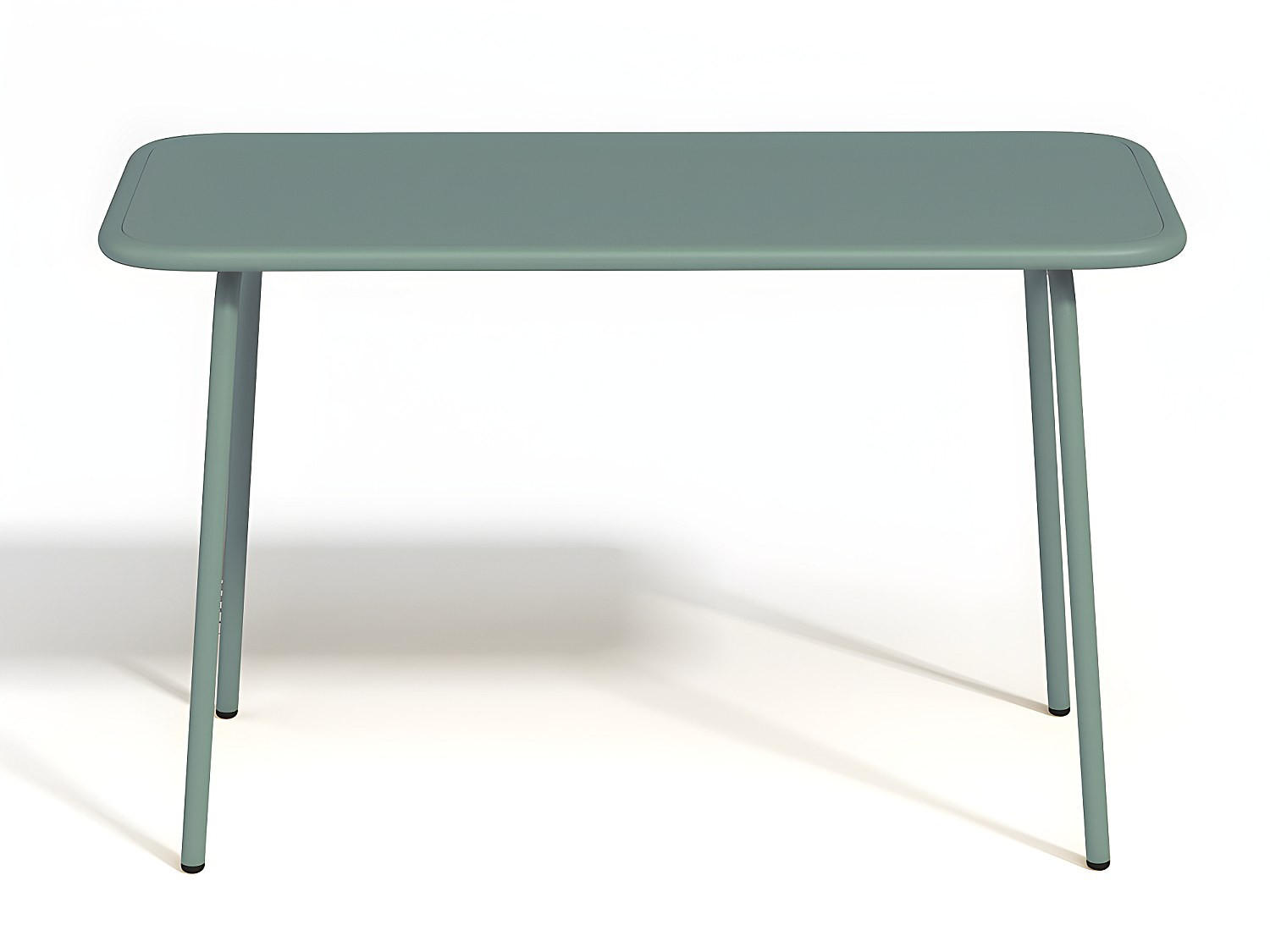 GARTENTISCH - 4 Personen - Metall - Mandelgrün - - Grün, Metall (37/80/49cm) - Vente-Unique