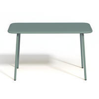 GARTENTISCH - 4 Personen - Metall - Mandelgrün - - Grün, Metall (37/80/49cm) - Vente-Unique