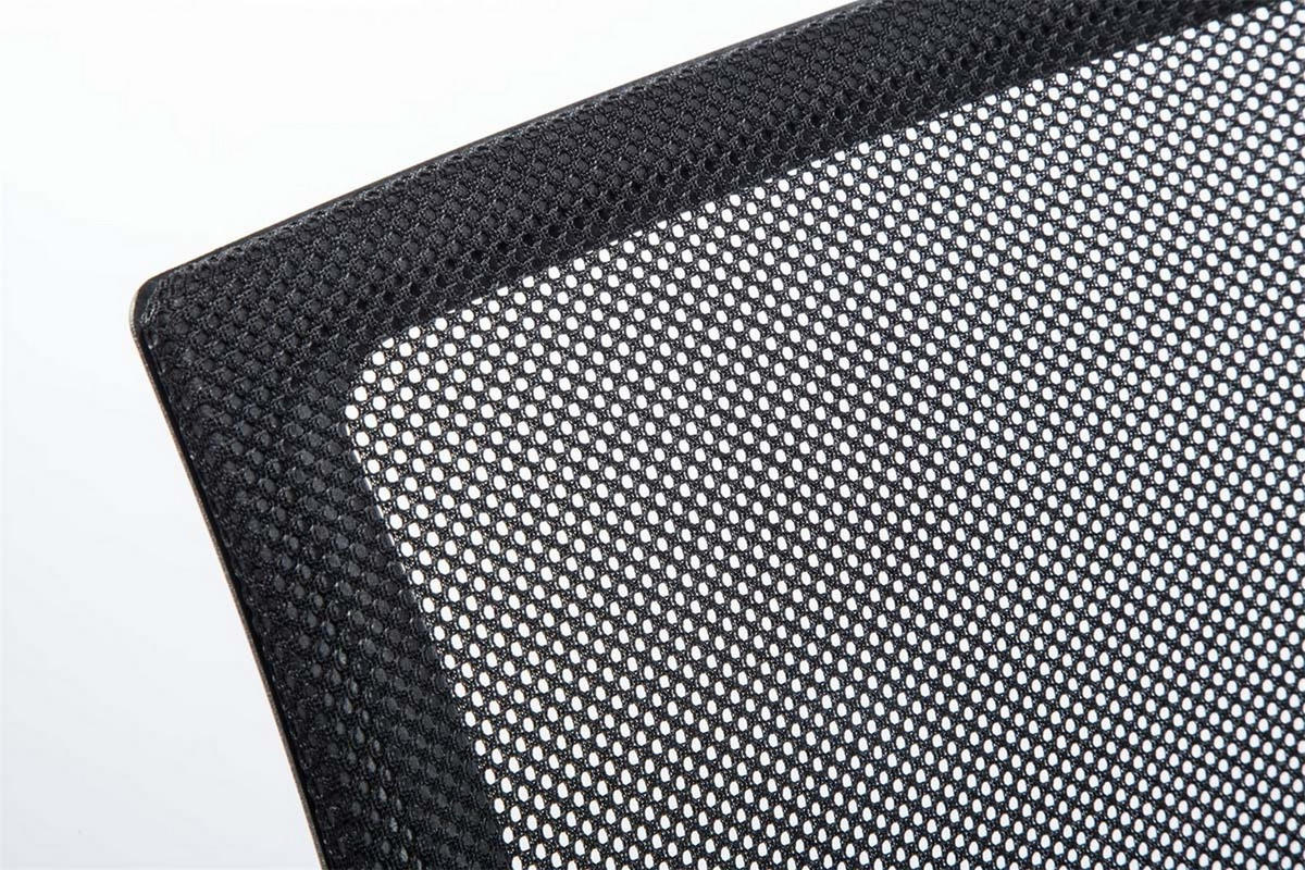 BÜROSTUHL Genf mit Netzbezug, Schwarz - Schwarz, Kunststoff/Textil (56/100/54cm) - TPFLiving