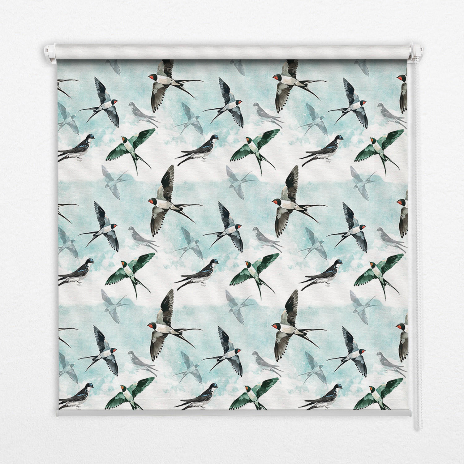 TULUP VNITŘNÍ roleta - okenní roleta - roleta - 130x140 cm - Vlaštovky