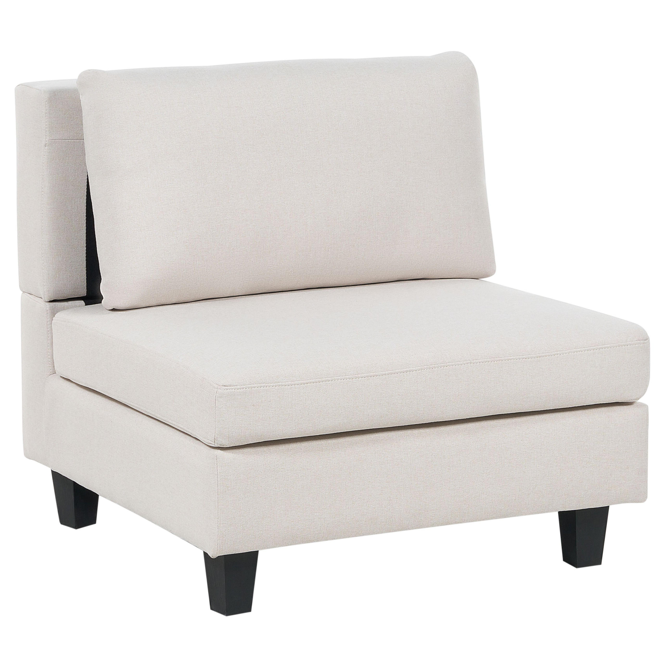 Beliani Sesselmodul Beige, Schwarz 76x72x76 cm