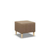 SITZPOUF 50x50 ELMA, Braun - Braun, Textil (50/40/50cm)