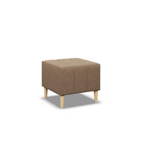 SITZPOUF 50x50 ELMA, Braun - Braun, Textil (50/40/50cm)