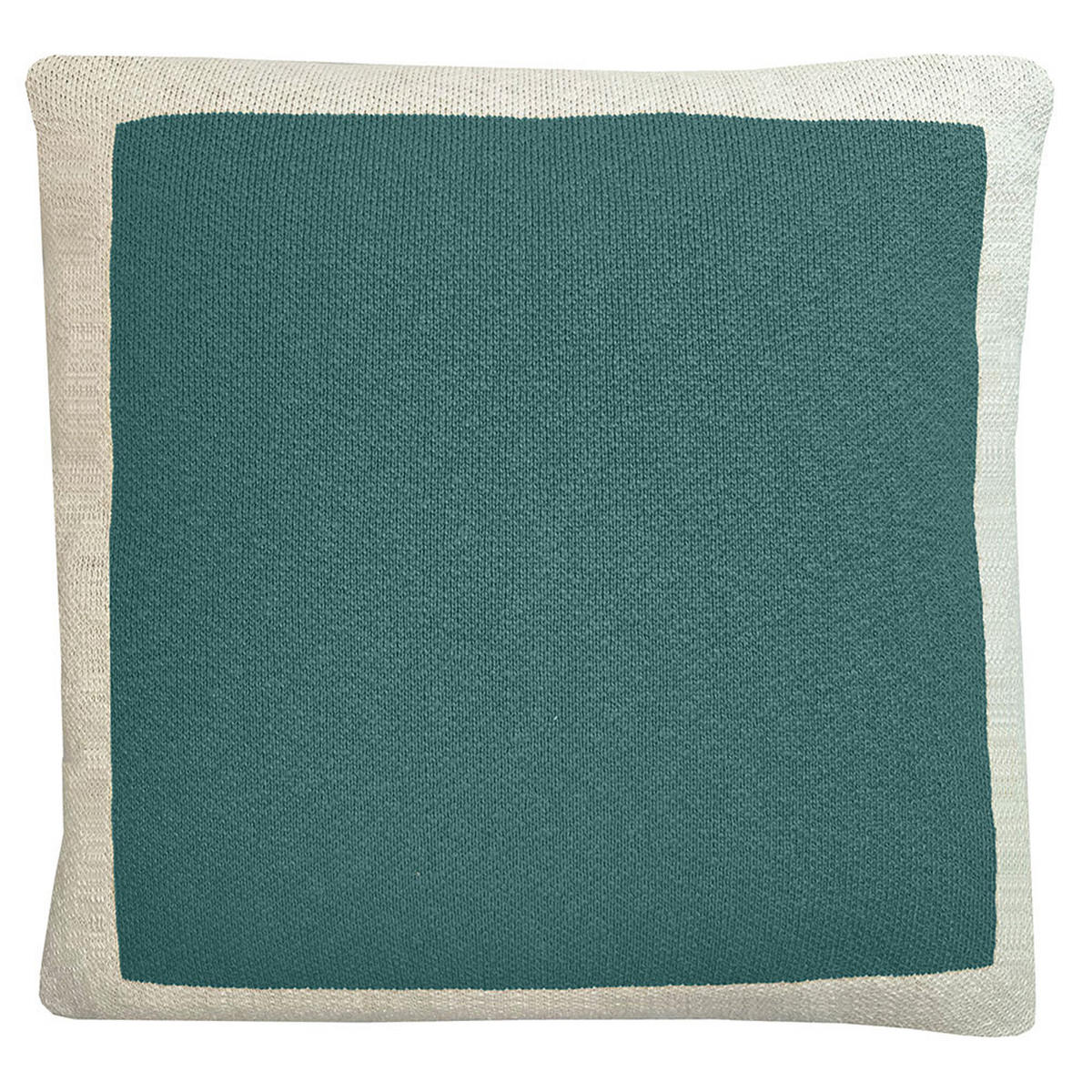 DEKOKISSEN Poster gestrickt Kieferngrün 50X50 - Grün, Textil (50/50/12cm) - Malagoon
