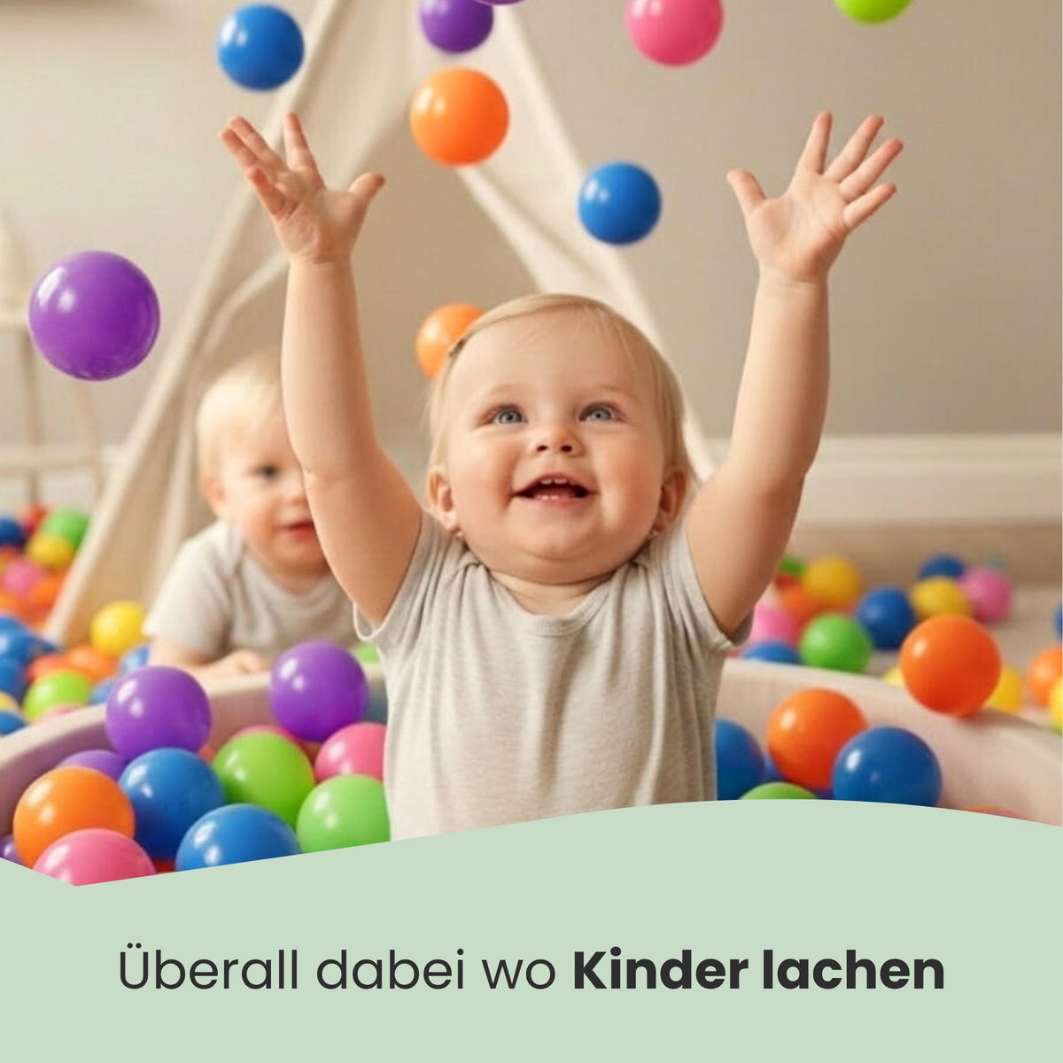 BÄLLEBAD-BÄLLE 300 Stück, Pastellfarben, 6 cm - Multicolor, Kunststoff (6/6/6cm) - Littletom
