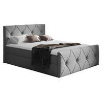 BOXBETT Crystal Lux - Grau, Holz (180/200cm) - MIRJAN24