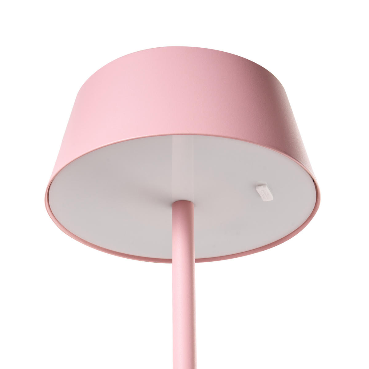 KABELLOSE LED Tischlampe mit Dimmer Metall Rosa Guder - Pink, Metall (15/15/36cm) - Beliani