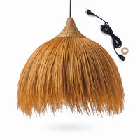 PENDELLEUCHTE mit Netzanschluss MASAI BIG beige - Beige, Naturmaterialien (80/80/62cm) - Lumisky
