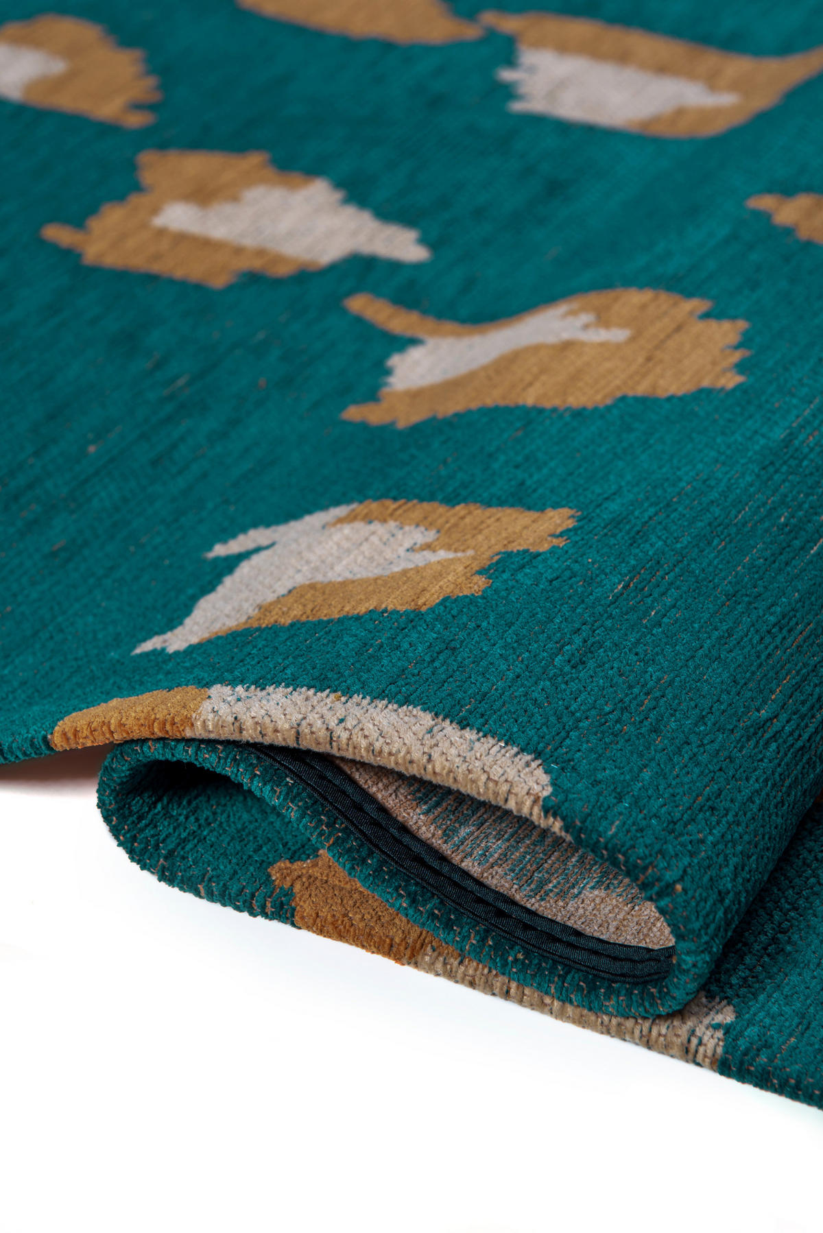 TEPPICH modern Flachgewebe ARIES Blau 140x200 cm - Blau, Textil (140/200cm) - Novatrend