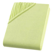 TOPPER-SPANNBETTLAKEN Jersey Bettlaken 200x200 cm Grün - Grün, Textil (200/200cm) - Carpe Sonno