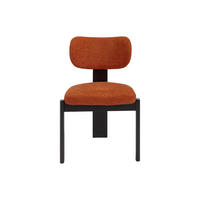 STUHL - 56 cm x 60 cm - Stoff - Terracotta WILANA - Terracotta, Textil (56/85/60cm) - Vente-Unique