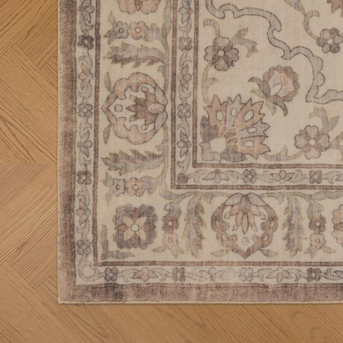 VINTAGE-TEPPICH Mastic Beige/Terra 200x290 cm - Multicolor, Textil (200/290cm) - Vercai Rugs