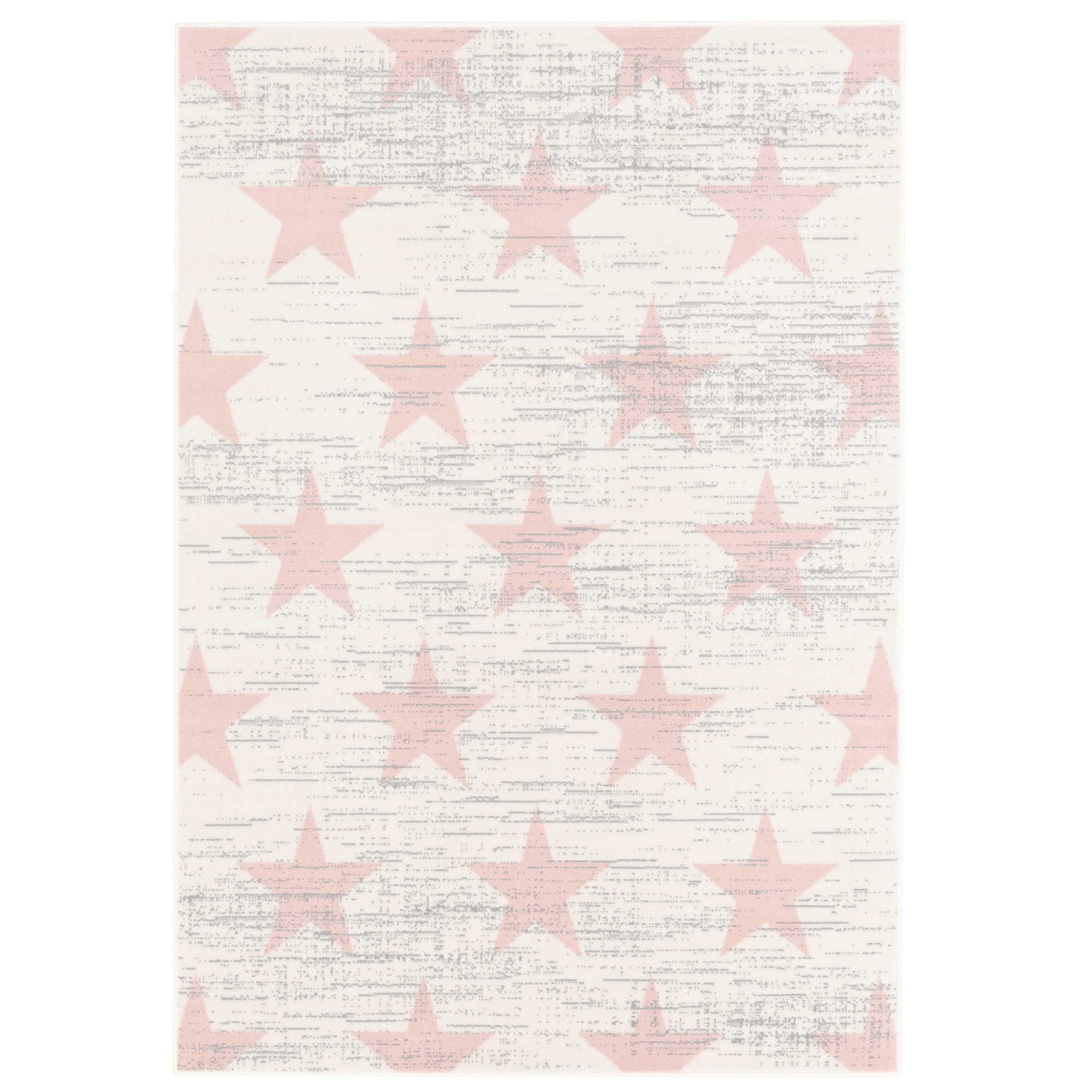 DESIGNER TEPPICH CANVAS STERNE - Rosa, Textil (80/150cm) - Pergamon