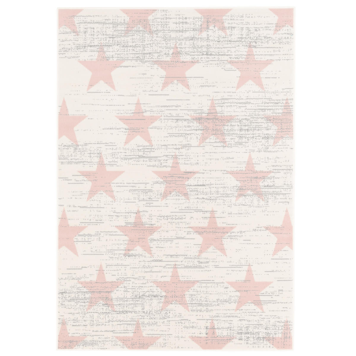 DESIGNER TEPPICH CANVAS STERNE - Rosa, Textil (80/150cm) - Pergamon