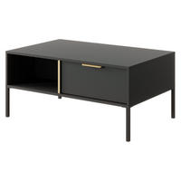 COUCHTISCH LORENZO 96,9/44,4/60 cm Anthrazit - Anthrazit, Holzwerkstoff (60/96.9/44.4cm) - MASSENO