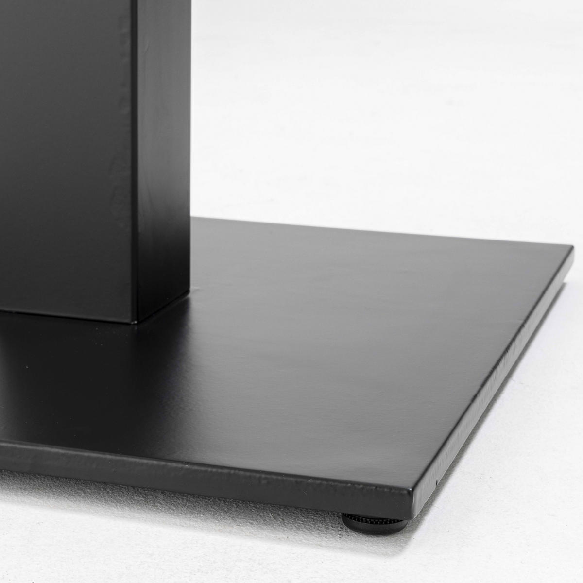 TISCHBEIN, Schwarz - Schwarz, Metall (75/72/40cm) - Oviala