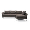 ECKSOFA Demisbal Dunkelgrau mit Bettkasten - Dunkelgrau, Textil (282/182cm) - Selsey