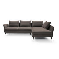 ECKSOFA Demisbal Dunkelgrau mit Bettkasten - Dunkelgrau, Textil (282/182cm) - Selsey
