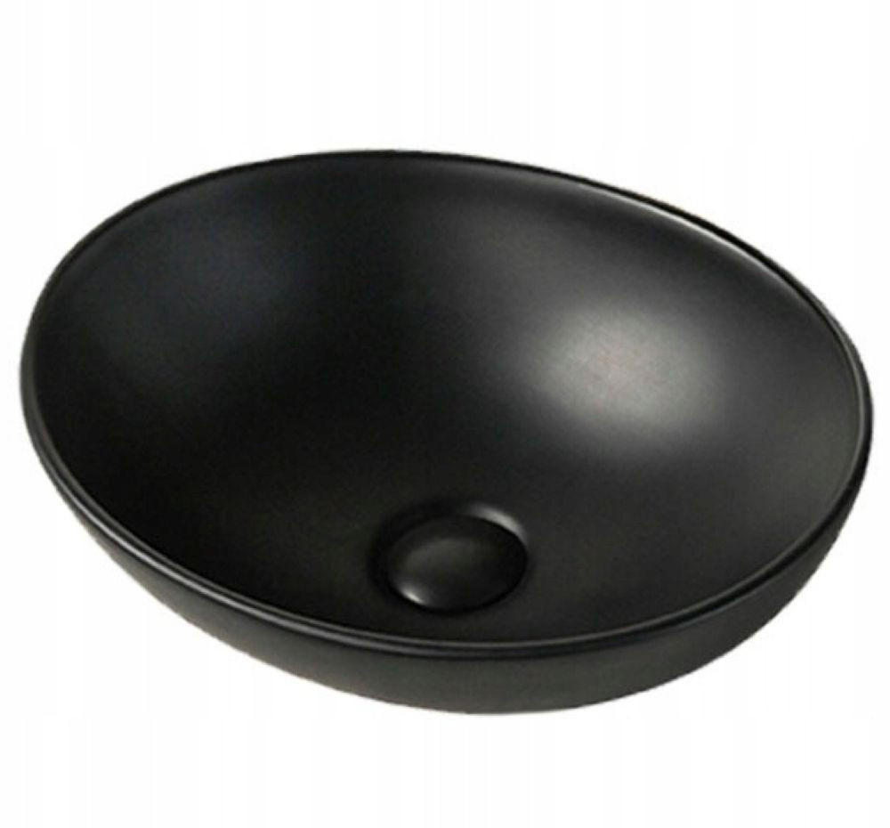 WASCHBECKEN, schwarz 41,5/33/15 cm - Schwarz, Keramik (41.5/15/33cm)