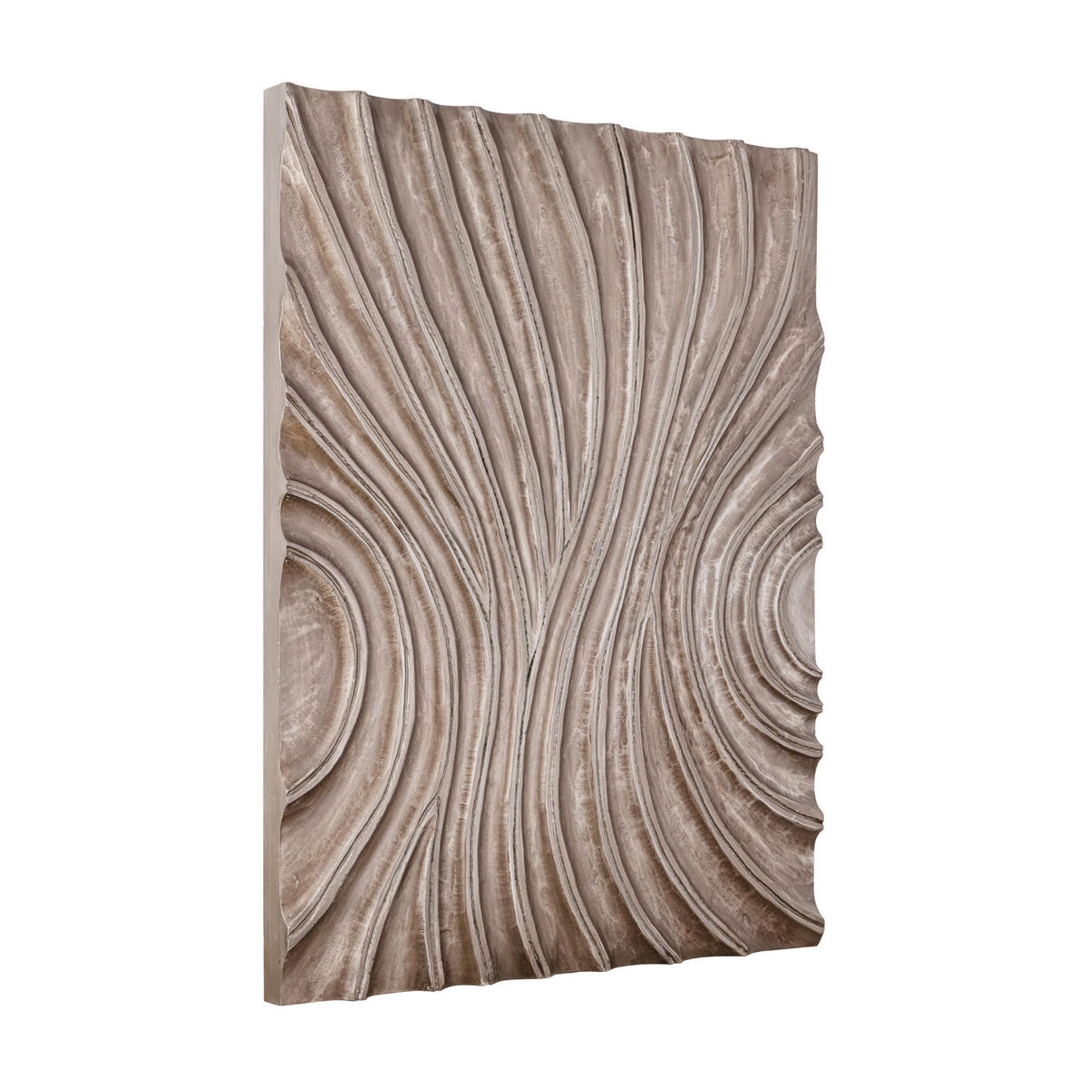WANDPANEEL Reddie Braun 90/7/120cm - Braun, Holz (7/120/90cm) - PTMD Collection