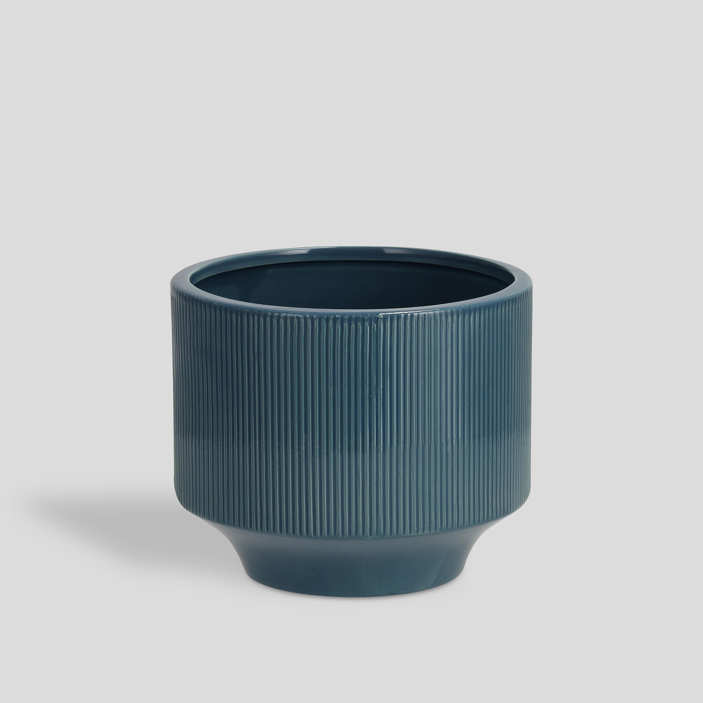 BLUMENTOPF Veroniq - Blau, Stein (17/14.5cm) - home&you