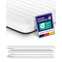 SCHAUMSTOFFMATRATZE 120x200 H3 - waschbarer Bezug - Weiß, Textil (120/200cm) - Mister Sandman