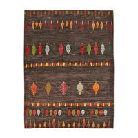 GABBEH-TEPPICH handgeknüpft Sonnat Braun 204/155 cm Schurwolle - Braun, Textil (155/204cm) - Looma