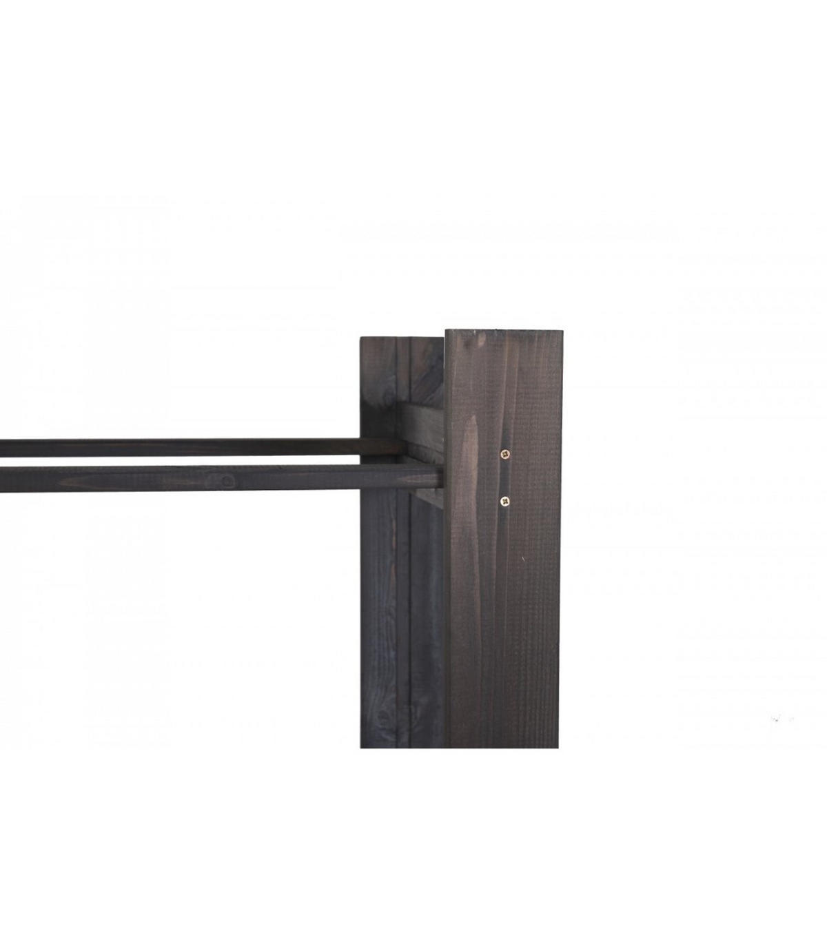 GETRÄNKEKISTENREGAL PINEPEAK 149x70x38,8cm für 4 Kisten Kiefernholz Grau - Grau, Holz (70/149/39cm) - PROREGAL