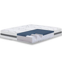 EINZELBETTMATRATZE GROß 130x200 | Memory Foam| Höhe 22 cm - Weiß, Textil (130/200cm) - The White Stone
