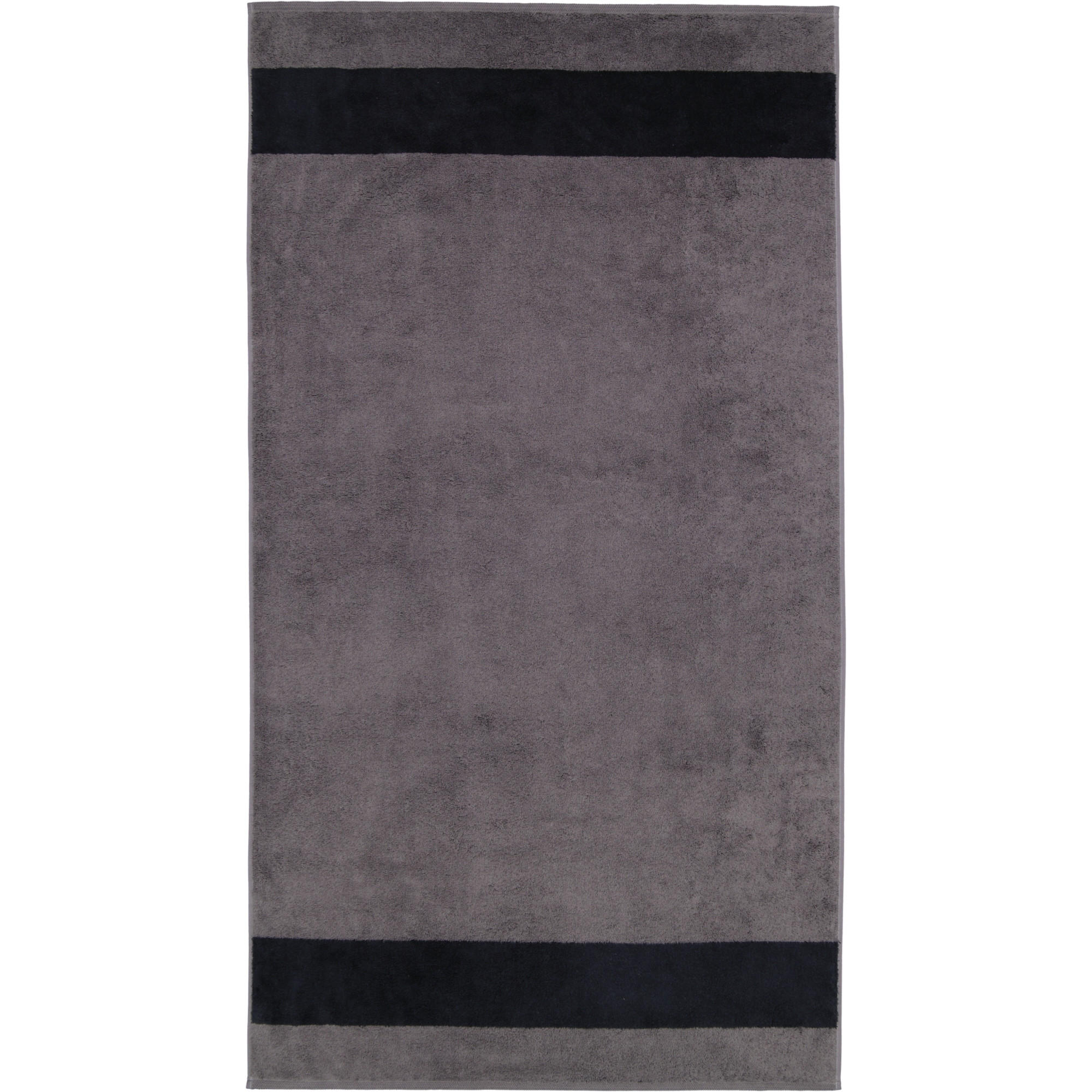 HANDTÜCHER LUXURY DOUBLE 2560 GRAPHITE - 79 - Grau, Textil (80/150cm) - Zöllner