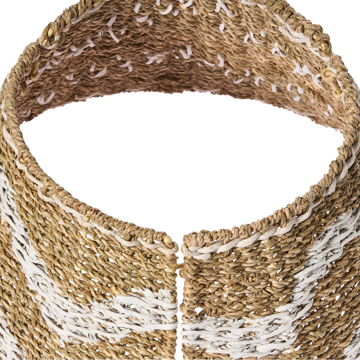 WEIHNACHTSBAUMKRAGEN 24 cm Naturfarben Hiver - Naturfarben, Naturmaterialen (24cm) - Beliani