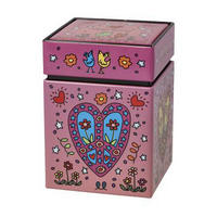 TEEDOSE James Rizzi - Peace of Love, Metall, Bunt, 0.6 L - Multicolor, Metall (7.5/11/7.5cm) - Goebel