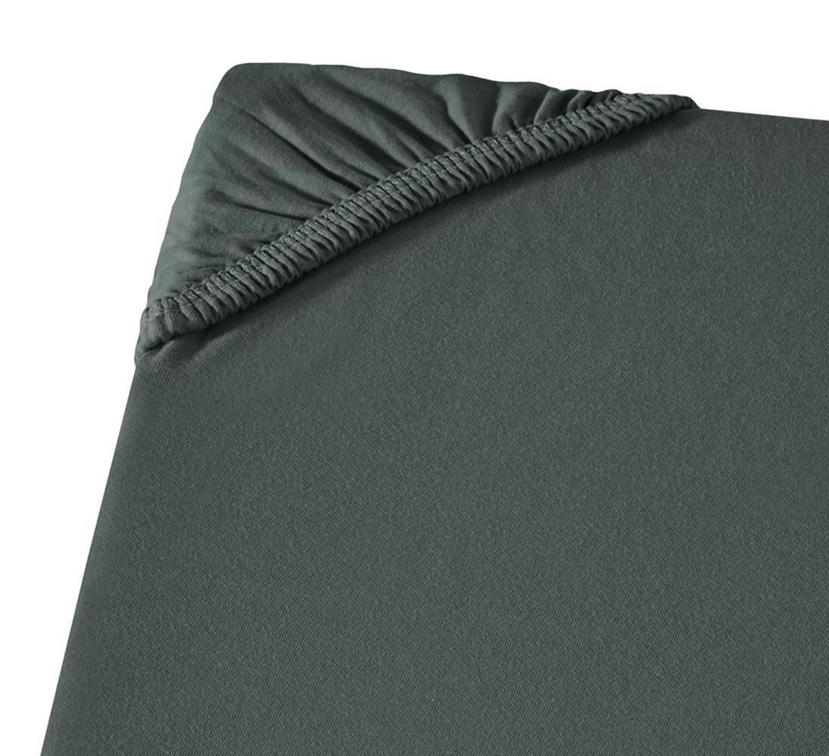 BABYBETT-SPANNBETTLAKEN 60x120 - 70x140 cm Jersey Baby Bettlaken aus 100% Baumwolle, Spannbetttuch Laken Uni Dunkelgrau - Titanfarben, Textil (70/140cm) - Carpe Sonno