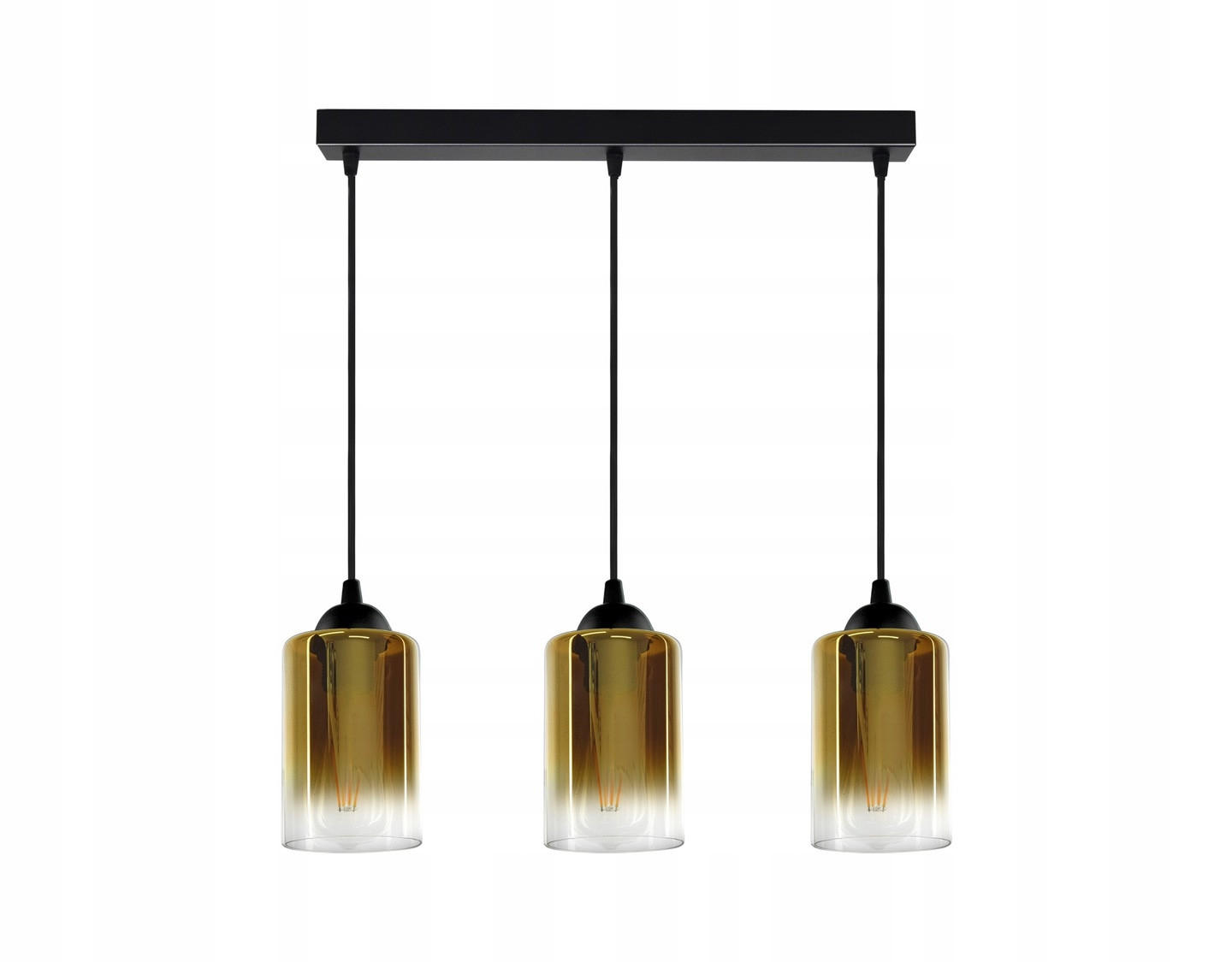 kiki design Pendelleuchte Schwarz, Transparent, Gold, Kupfer 65x80x10 cm
