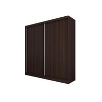SCHWEBETÜRENSCHRANK SOFIA 200/216/61 cm 2-türig Wengefarben - Wengefarben, Holzwerkstoff (200/216/61cm) - MASSENO