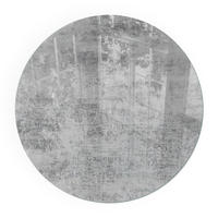 GLASPLATTE für Kamin Ø 90 cm - Grau, Glas (90/90/0.4cm) - TULUP