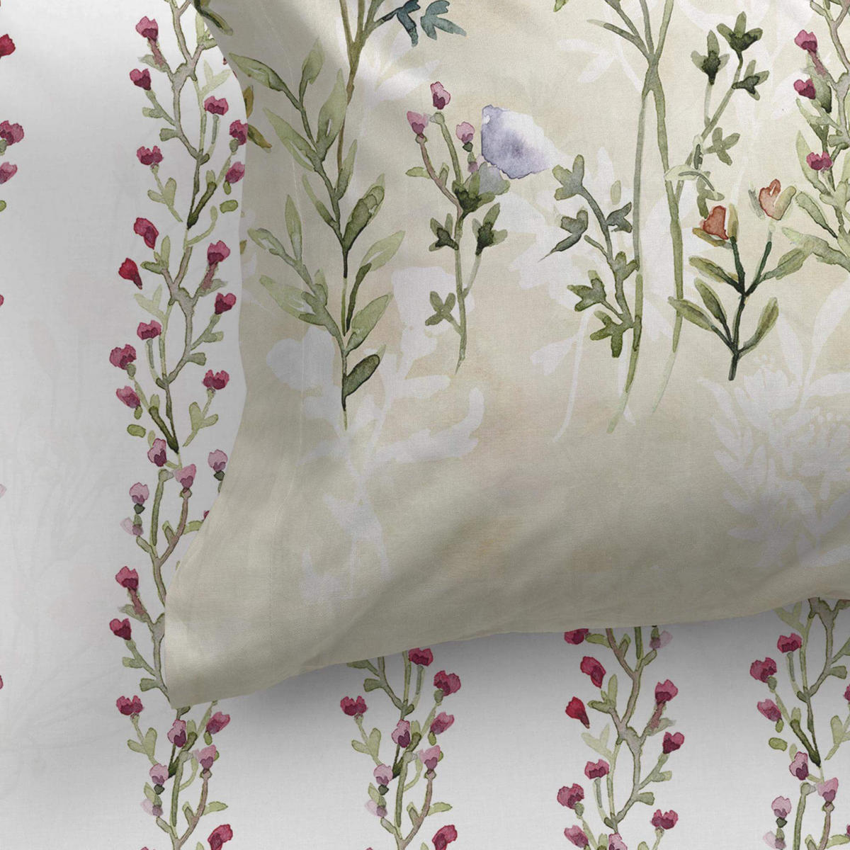 SPANNBETTLAKEN Vernazza 140x200x32 cm (Bett 135/140) - Multicolor, Textil (140/200cm) - Happy Friday