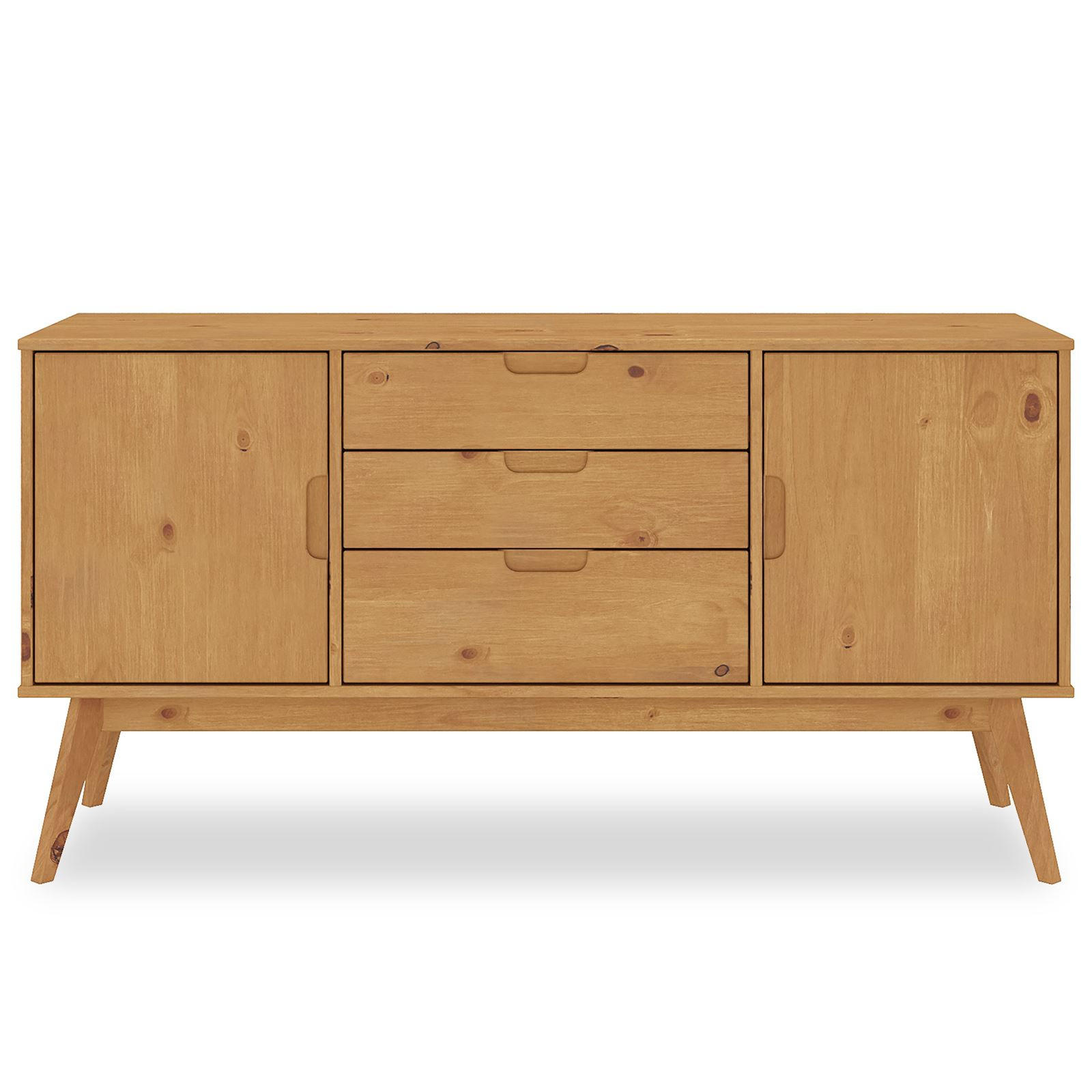SIDEBOARD TIVOLI - Braun, Holz (145/75/45cm) - IDIMEX
