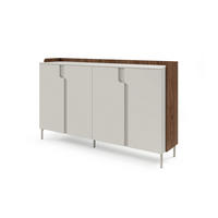 KOMMODE PAURO 06 183/110/42 cm in Walnuss Alba / Kaschmir - Kaschmir/Walnussfarben, Holzwerkstoff (183/110/42cm) - Deine Möbel 24