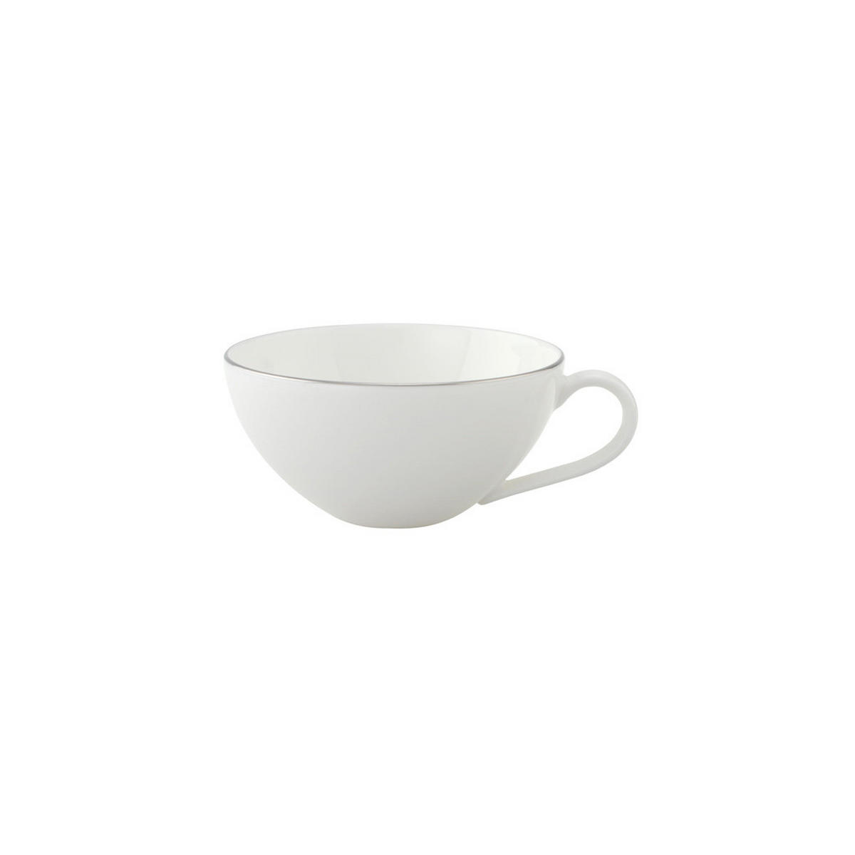 TEETASSE Anmut Platinum No.1 weiß 140 ml - Weiß, Keramik (0.14L) - Villeroy & Boch