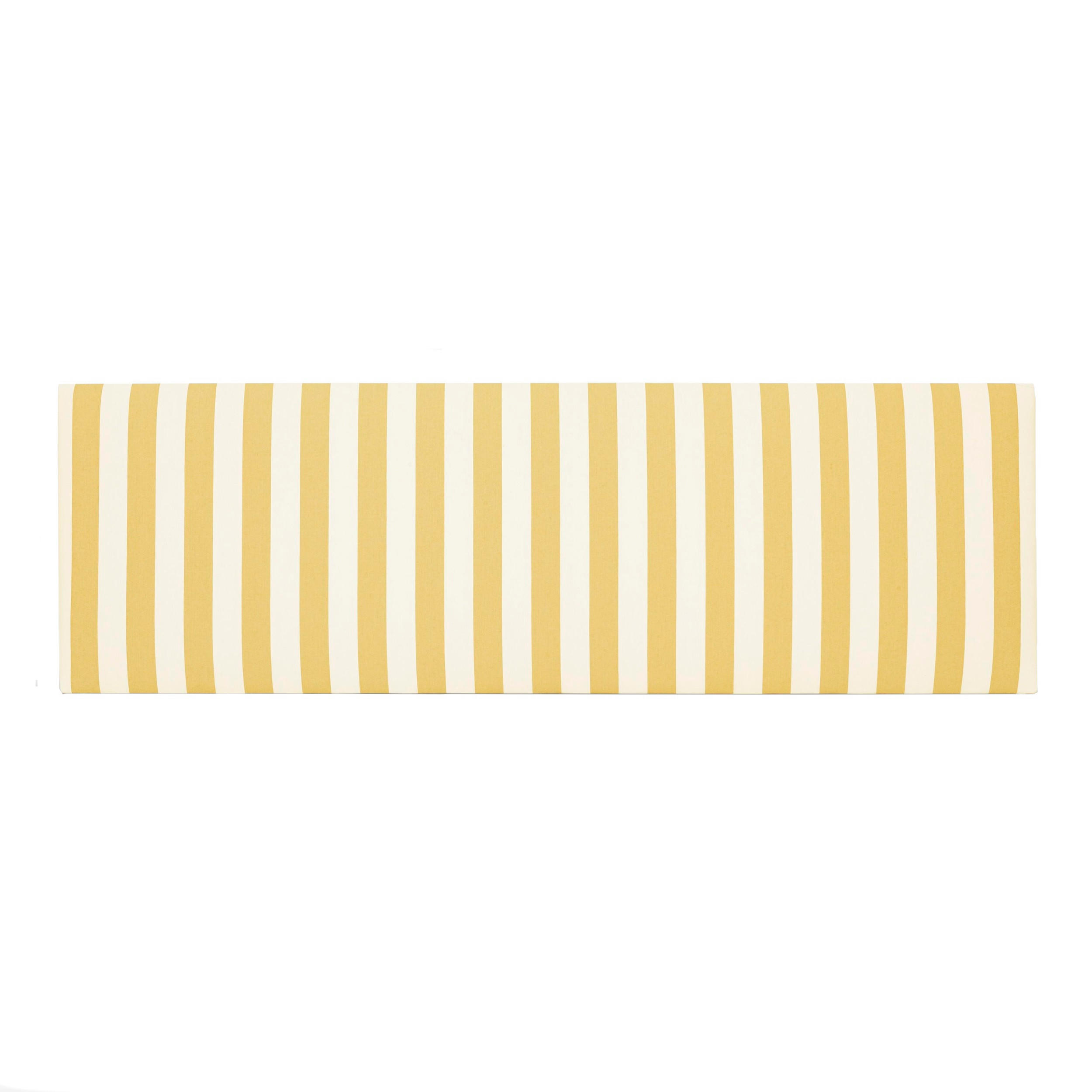 KOPFTEIL Gepolstertes aus gestreiftem Stoff Gelb 145/52/3 cm SUANCES - Gelb, Textil (145/52/3cm) - RNT By Really Nice Things