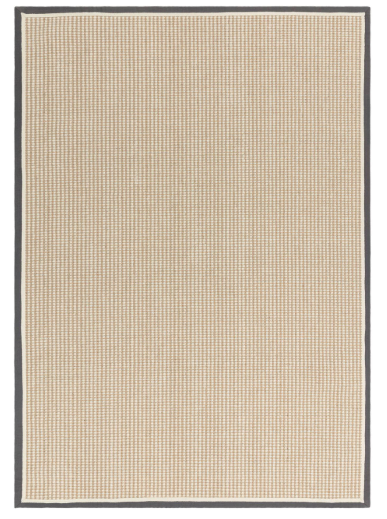 TEPPICH modern Wohn-/Schlafzimmer Wolle & Naturfaser ROKA Grau 120x170 cm - Grau, Naturmaterialien (120/170cm) - Novatrend